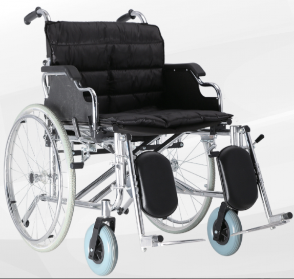 كرسي متحرك للأوزان الثقيلة من الصلب الفولازي (951B-56) - من اوميجا omega