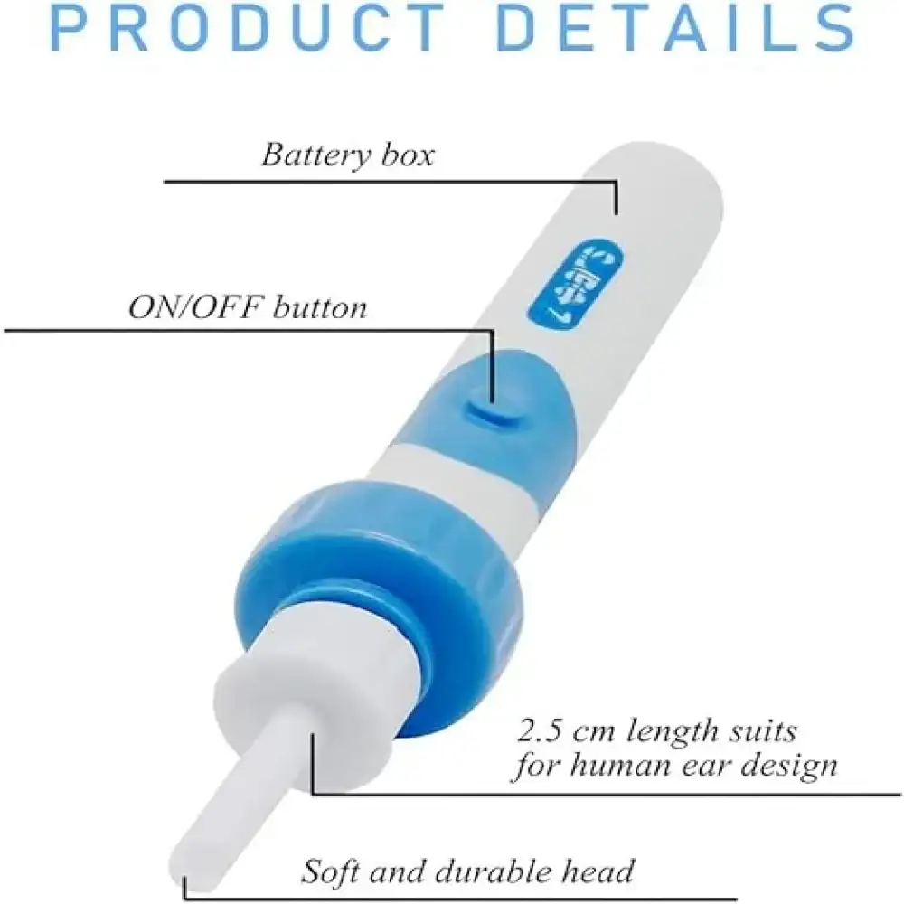 شفاط اذن منزلي كهربائي ( جهاز ازالة شمع الاذن )